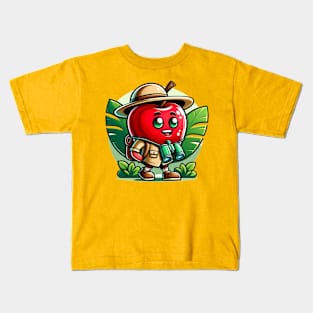 apple the explorer Kids T-Shirt